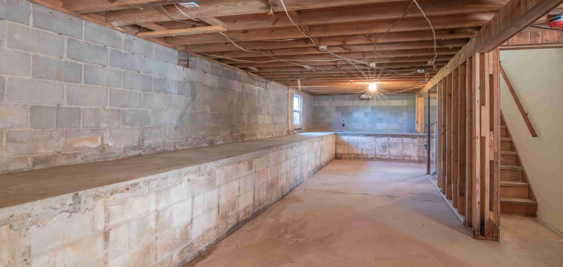 Basement and Crawlspaces filling for energy savings